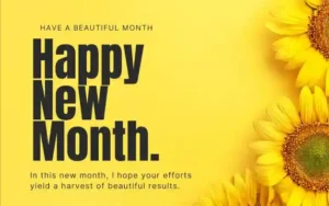 Happy new month Prayers for April 2024, new month messages, best Wishes