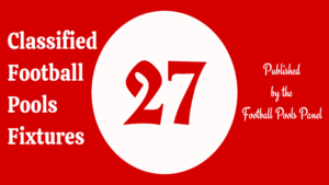 Week 27 Pool Fixtures Sat 6 Jan 2024 – UK Pool fixture wk 27 2023/2024
