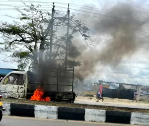 Breaking: Tragedy as Adulterated diesel Explosion kills pick-up van driver