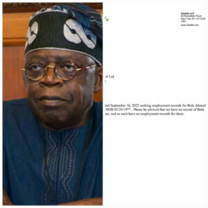 Tinubu and Deloitte