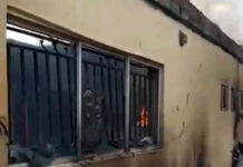 Fire guts EFCC building in Enugu INEC Office