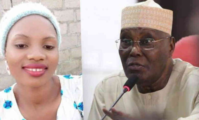 Deborah Samuel and Atiku Abubakar