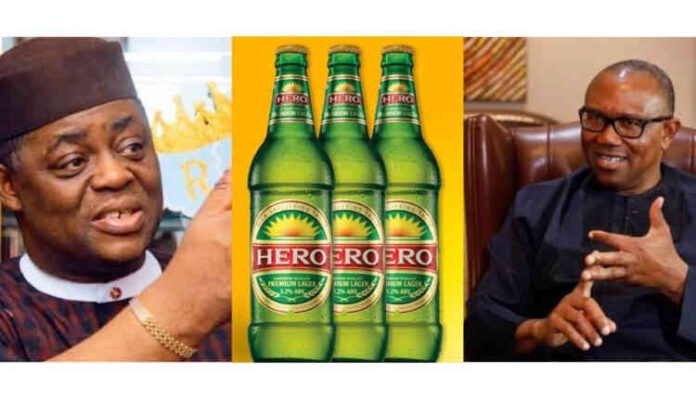 Peter Obi Has Biafra ‘Sun’ Symbol On His Beer Can – Femi Fani-Kayode