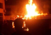 Bus conveying stranded Nigerians from Sudan catches fire Imo High Court fire