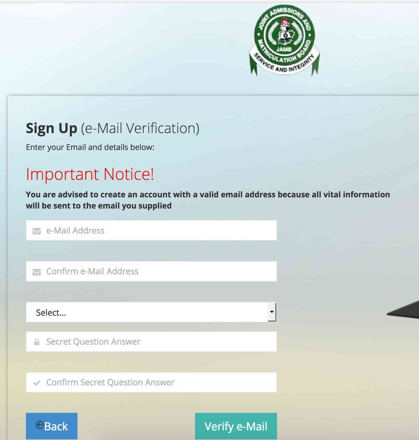 How To Create JAMB Online Profile Latest JAMB News Now On JAMB