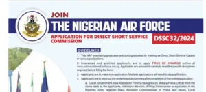Nigerian Air Force begins direct short service enlistment (Apply Now)