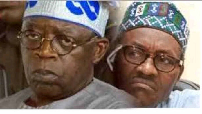 President Muhammadu Buhari and Asiwaju Bola Ahmed Tinubu