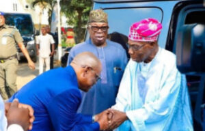 Amidst wait for Wike’s Preferred Candidate, Obasanjo visits Wike in Rivers