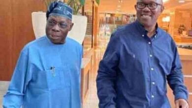 Peter Obi and Former president Olusegun Obasanjo