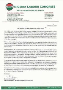 NLC Endorses Peter Obi