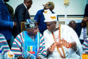 Ooni of Ife and Bola Tinubu 