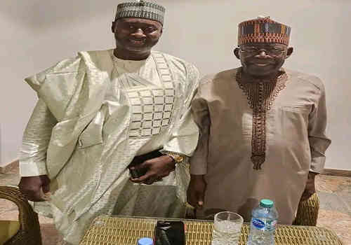 Asiwaju Bola Ahmed Tinubu and Bashir Ishaq