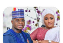 EFCC Arraigns Governor Yahaya Bello’S Wife, Nephew Over N3bn Fraud Yahaya Bello and his wife Rashida