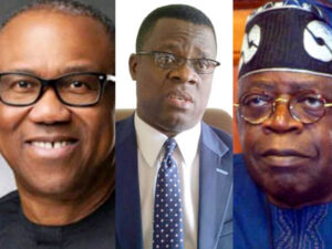 Mike Igini, Tinubu and Peter Obi