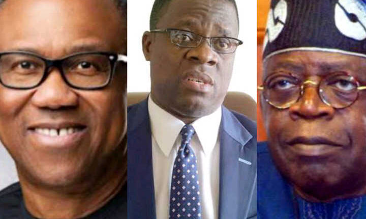 Mike Igini, Tinubu and Peter Obi