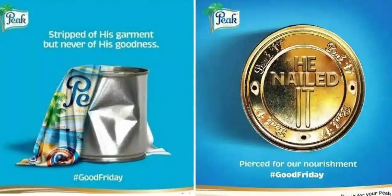 Peak Milk Easter advert