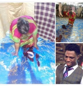 Shocking As Two-Year Pregnant Woman Gives Birth To Miracle Catfish in Bayelsa Church