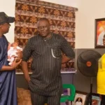 Ejes Gist felicitates with the director of ABN TV as he welcomes his first child after 11 years of marriage.