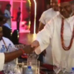 Ooni, Pete Edochie handshake