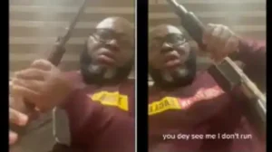 Video of Asari Dokubo brandishing an AK47 and threatening Igbo People Surface days after meeting with Tinubu