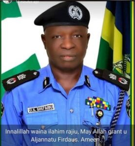 CP U.S. Shuaibu Is Dead 