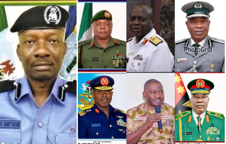 Profile of six new Service chiefs in Nigeria and IGP