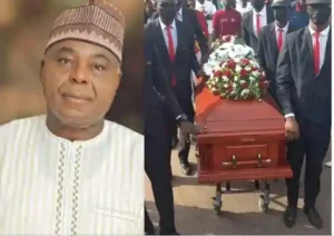 Tears As AIT Founder, Raymond Dokpesi Is Buried In Edo State (Photos)