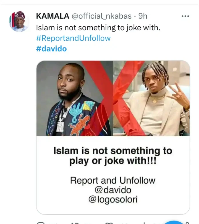 Davido in serious trouble as Northern Muslims issue him strong warning over his new video. Davido in serious trouble as Northern Muslims issue him strong warning over his new video.