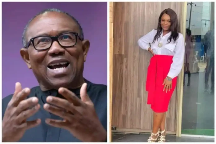 Kekwaaru Ngozi Mary and Peter Obi