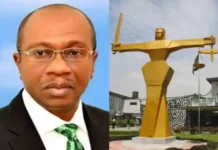 Godwin Emefiele Might Spend Christmas in Kuje Prison as Court Adjourns Trial Till January 18 Godwin Emefiele and Justice