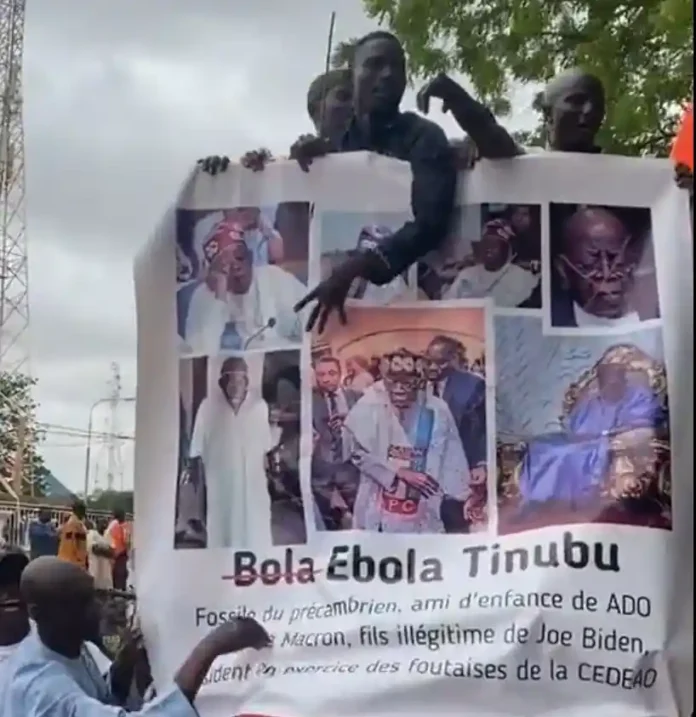 Niger Republic Citizens Rain Curses on Bola Tinubu, Calling Him the Illegitimate President Niger Republic Citizens Rain Curses on Bola Tinubu, Calling Him the Illegitimate President