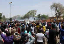 Hundreds gather in Niger capital for pro-coup rally