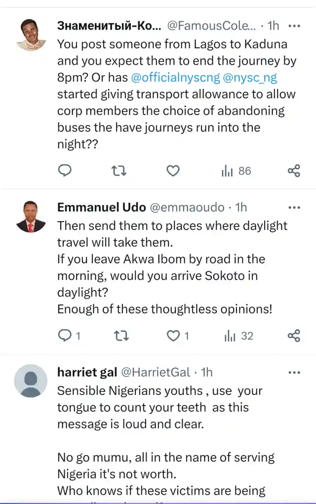 Outrage as NYSC Blames 8 Abducted Corps Members, Families Demand Action