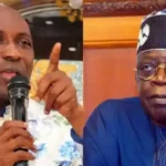 Primate Elijah Ayodele and Bola Tinubu