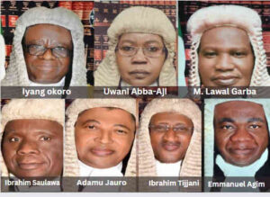 Biography of 7 Supreme Court Justices to determine Tinubu, Atiku, Obi’s fate