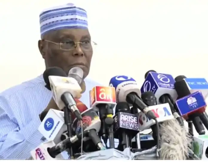 Atiku press conference Video