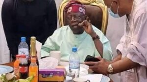 Akpabio Mocks Protesters: We’ll Be Eating While You Protest