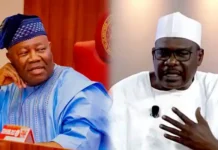 Senator Ali Ndume Rejects New Office Allocation, Demands Better Space Senate Ali Ndume and Senate President Godswill Akpabio