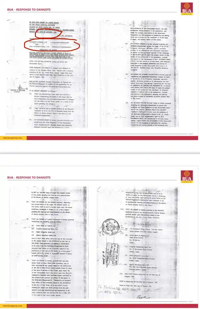 Blame no one but Yourself” – BUA replies Dangote