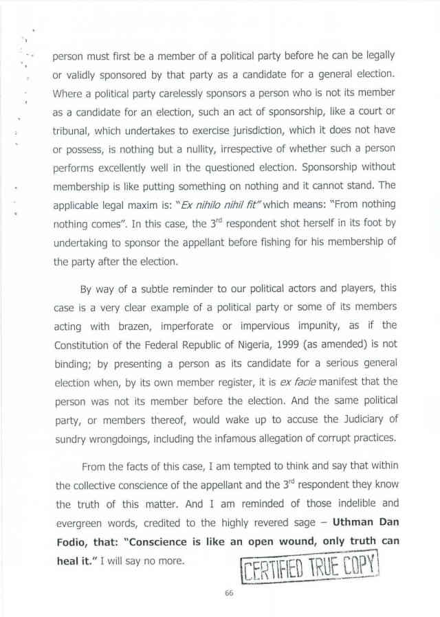 Confusion Over CTC of Kano Appeal Court Judgment as Judges Contradict Themselves, Award N1m Cost Against APC"