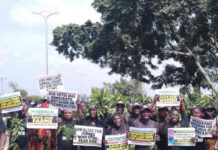 Protesters Storm Lafia Following Court of Appeal’s Verdict on Nasarawa Governorship Election (Video) protesters in Nasarawa Governorship Election