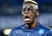 Why does Victor Osimhen Wear a Mask? All you need to know Why does Victor Osimhen wear goggles Why does Osimhen use face mask? why does osimhen wear a mask