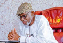 Akeredolu died of prostate cancer, says Ondo govt Ondo State Governor, Governor Rotimi Akeredolu