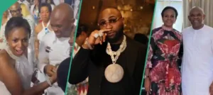 Watch the Moment: Tony Elumelu’s Wife’s Priceless Reaction to Davido’s N577m Diamond Necklace Sparks Wide Attention.