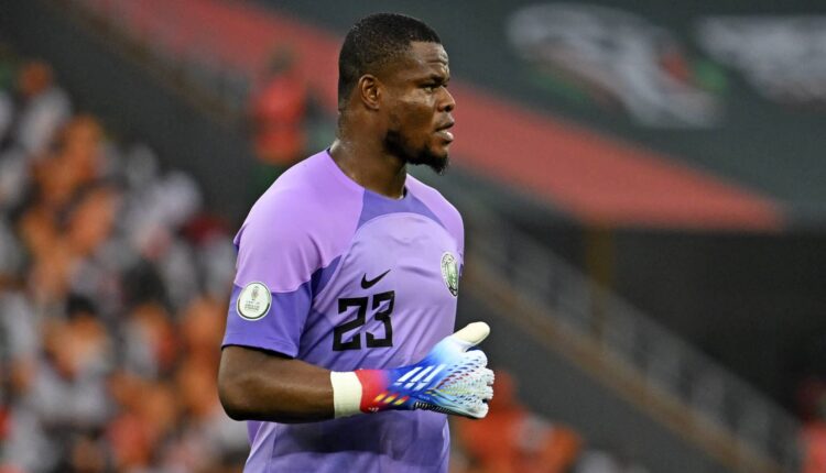 afcon-2023:-nigeria-goalkeeper-nwabali-gives-injury-update-ahead-of-angola-clash