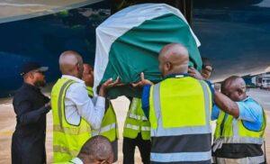 Akeredolu's body arrives from Germany 