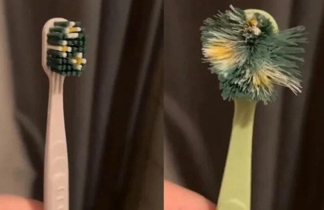 mixed-reactions-as-woman-shows-difference-between-her-husband’s-toothbrush-and-hers-(video)