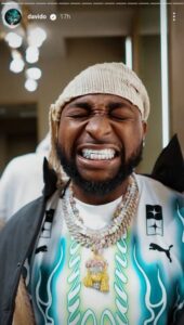 Davido Flaunts Newly Acquired Diamond Teeth (Photos)