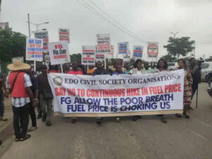 CSOs Begins Protest In Edo Over Economic Hardship
