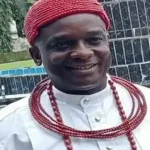 Clement Ikolo Ogenerukeywe, the king of Ewu Kingdom, Delta State.